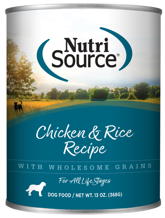 Nutrisource Chicken and Rice Canned Dog Food