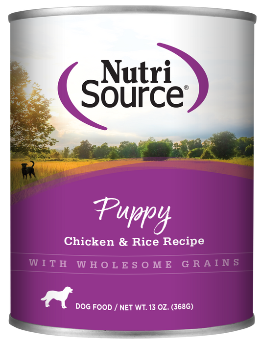 Nutrisource Puppy Chicken and Rice Canned Dog Food