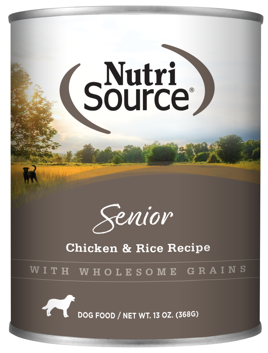 Nutrisource Senior Chicken and Rice Canned Dog Food