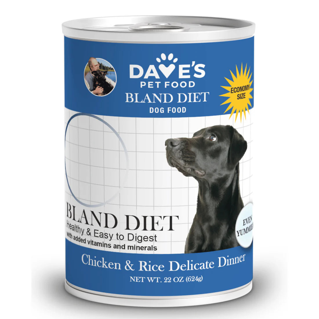 Dave's Pet Food Restricted Diet Bland Chicken and Rice Canned Dog Food