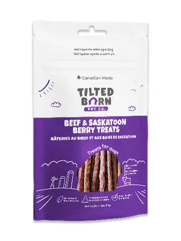 Tilted Barn Beef and Saskatoon Berry Dog Treats