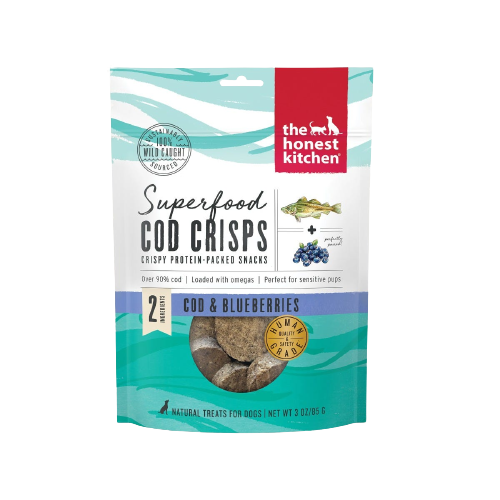 The Honest Kitchen Superfood Cod Crisps - Cod & Blueberry Dog Food
