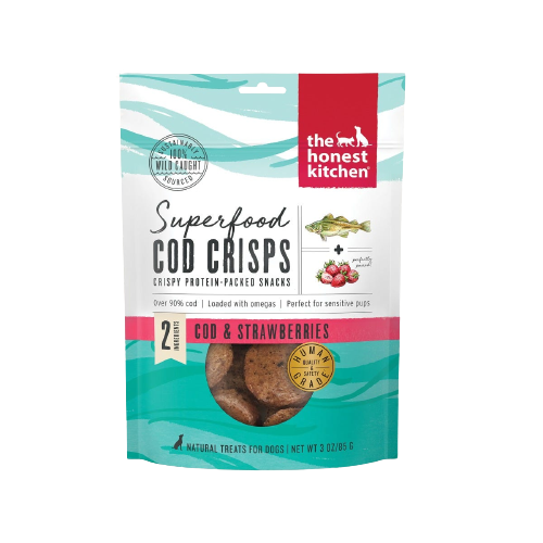 The Honest Kitchen Superfood Cod Crisps - Cod & Strawberry Dog Food