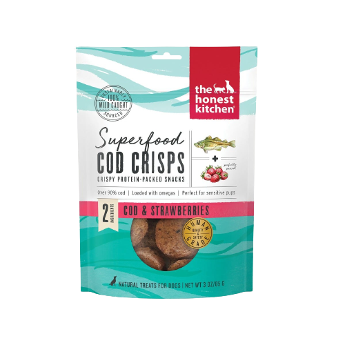 The Honest Kitchen Cod & Strawberry Superfood Cod Crisps Dog Food