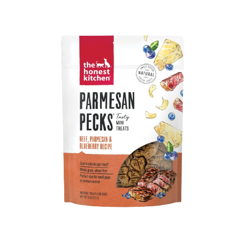 The Honest Kitchen Beef, Parmesan & Blueberry Recipe Parmesan Pecks for Dogs