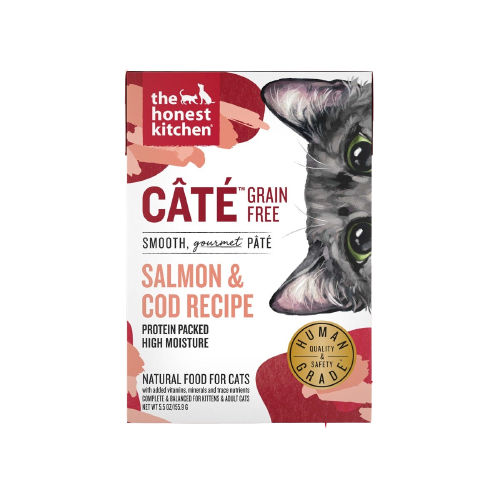The Honest Kitchen Cate Salmon & Cod Pate Natural Food for Cats