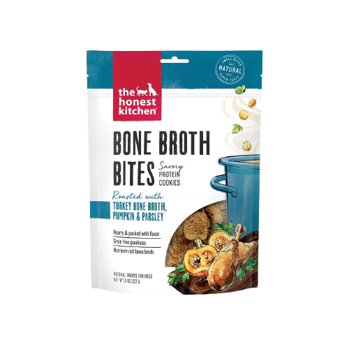 The Honest Kitchen Roasted with Turkey Bone Broth & Pumpkin Bone Broth Bites For Dogs