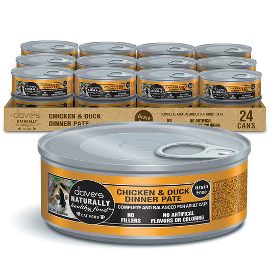 Dave's Pet Food Cat's Meow Chicken & Duck Dinner Pate