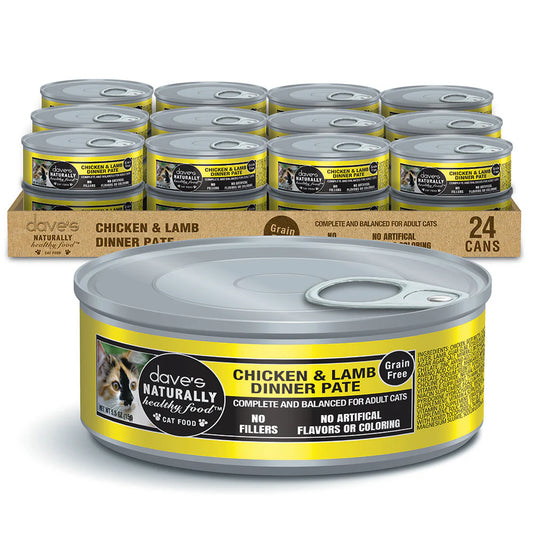 Dave's Pet Food Cat's Meow Chicken & Lamb Dinner Pate