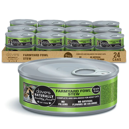 Daves Pet Food Cat Naturally Healthy Farmyard Fowl Canned Food