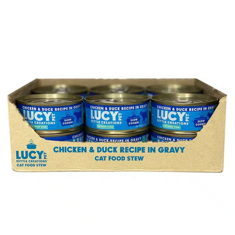 Lucy Pet Chicken & Duck Recipe in Gravy for Cats