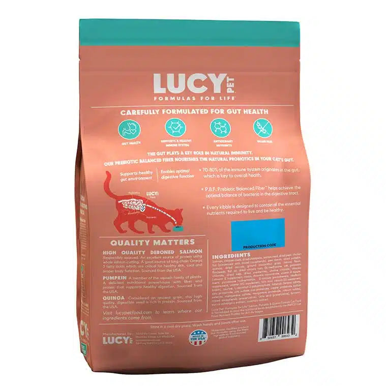 Lucy Pet Salmon, Pumpkin & Quinoa for Cats