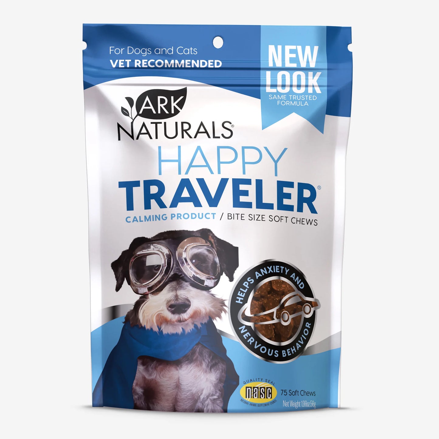 Ark Naturals Happy Traveler Soft Chews for Cats and Dogs