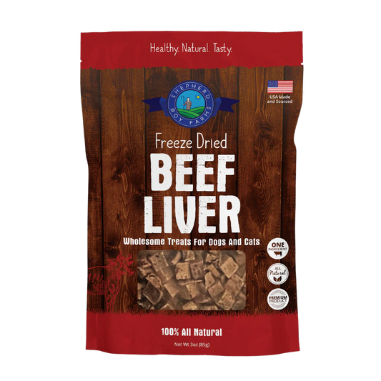 Shepherd Boy Farms Freeze-Dried Beef Liver for Dogs