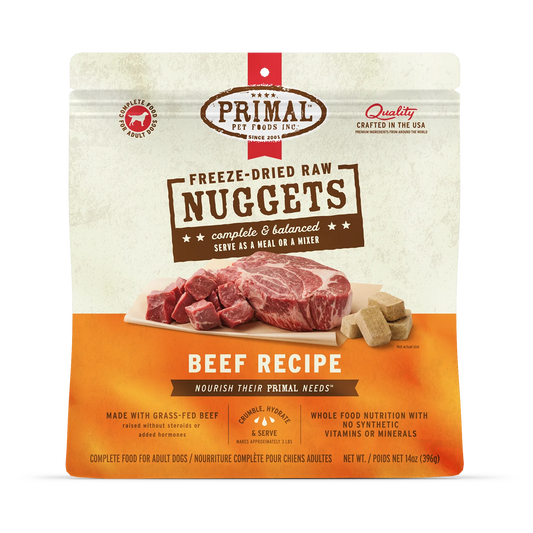Primal Freeze-Dried Beef Nuggets for Dogs