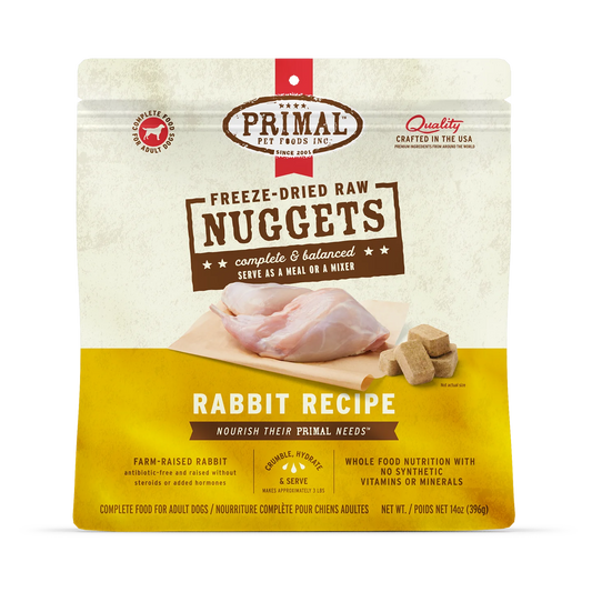 Primal Freeze-Dried Rabbit Nuggets for Dogs