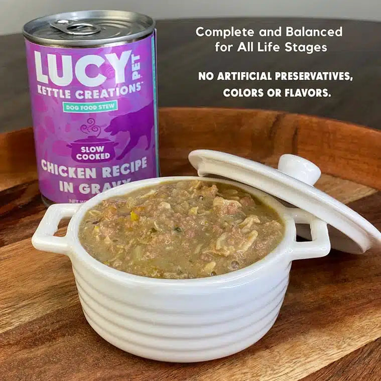 Lucy Pet Chicken Recipe in Gravy for Dogs