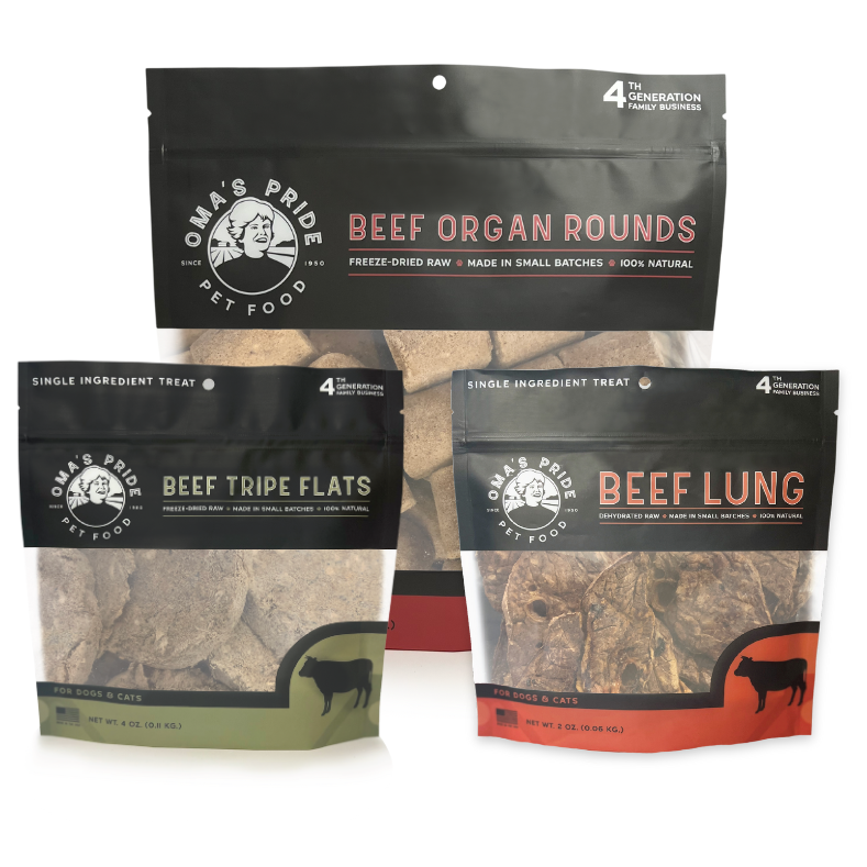 Oma's Pride Variety Pack Freeze-Dried Beef
