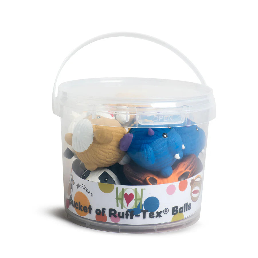 HuggleHounds Bucket of Ruff-Tex® Balls