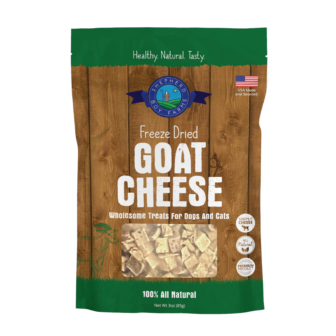 Shepherd Boy Farms Freeze-Dried Goat Cheese for Dogs