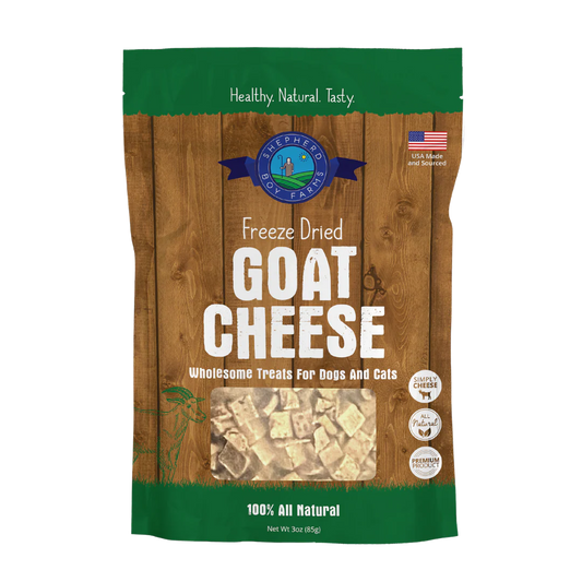 Shepherd Boy Farms Freeze-Dried Goat Cheese for Dogs