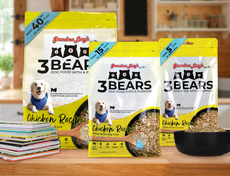 Grandma Lucy's 3 Bears Chicken Freeze Dried Dog Food
