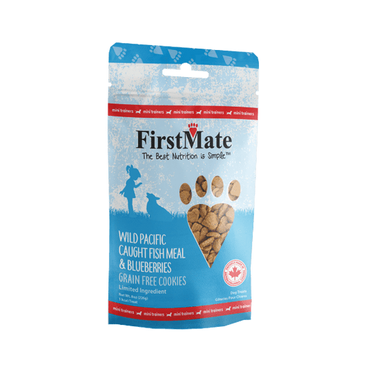 FirstMate Fish With Blueberry Mini Treats for Dogs