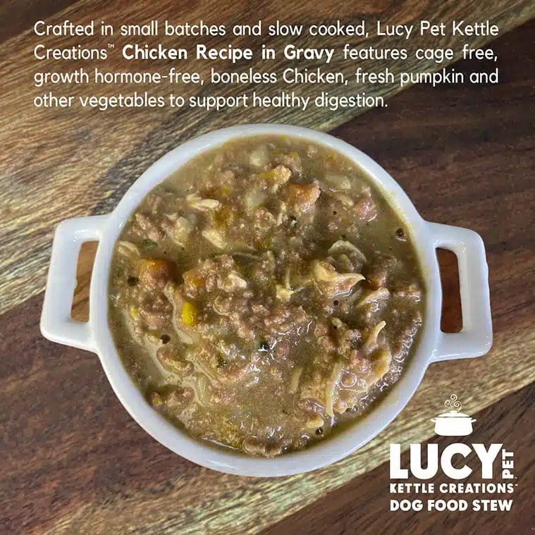 Lucy Pet Chicken Recipe in Gravy for Dogs