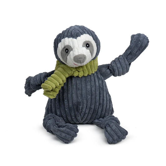 HuggleHounds Seb Sloth Knottie Dog Toy