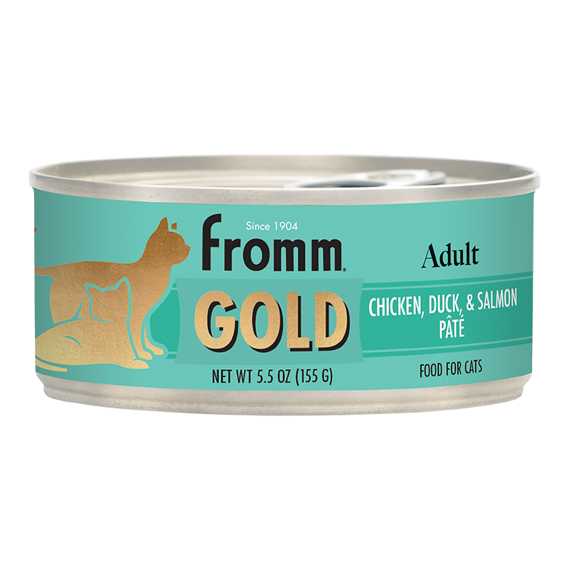 Fromm Gold Adult Chicken, Duck, & Salmon Pate Canned Cat Food