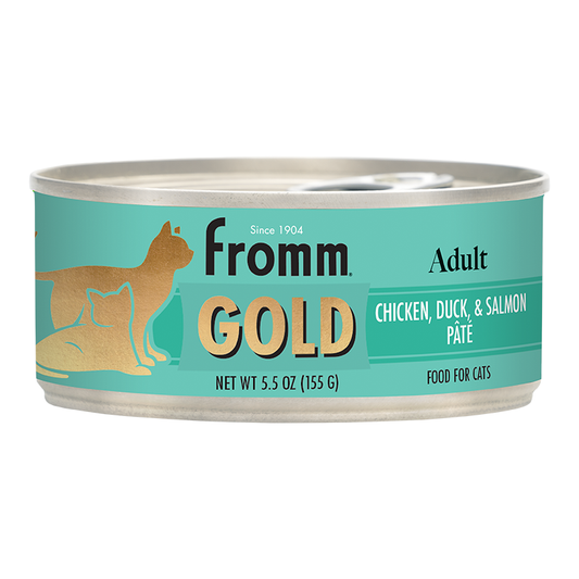 Fromm Gold Adult Chicken, Duck, & Salmon Pate Canned Cat Food