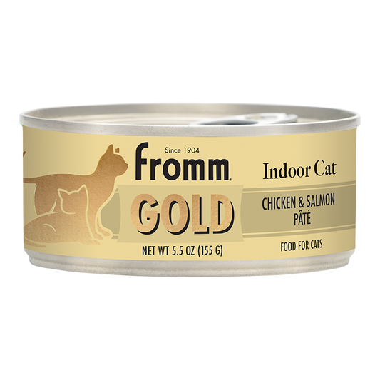 Fromm Gold Indoor Adult Chicken and Salmon Pate Canned Cat Food