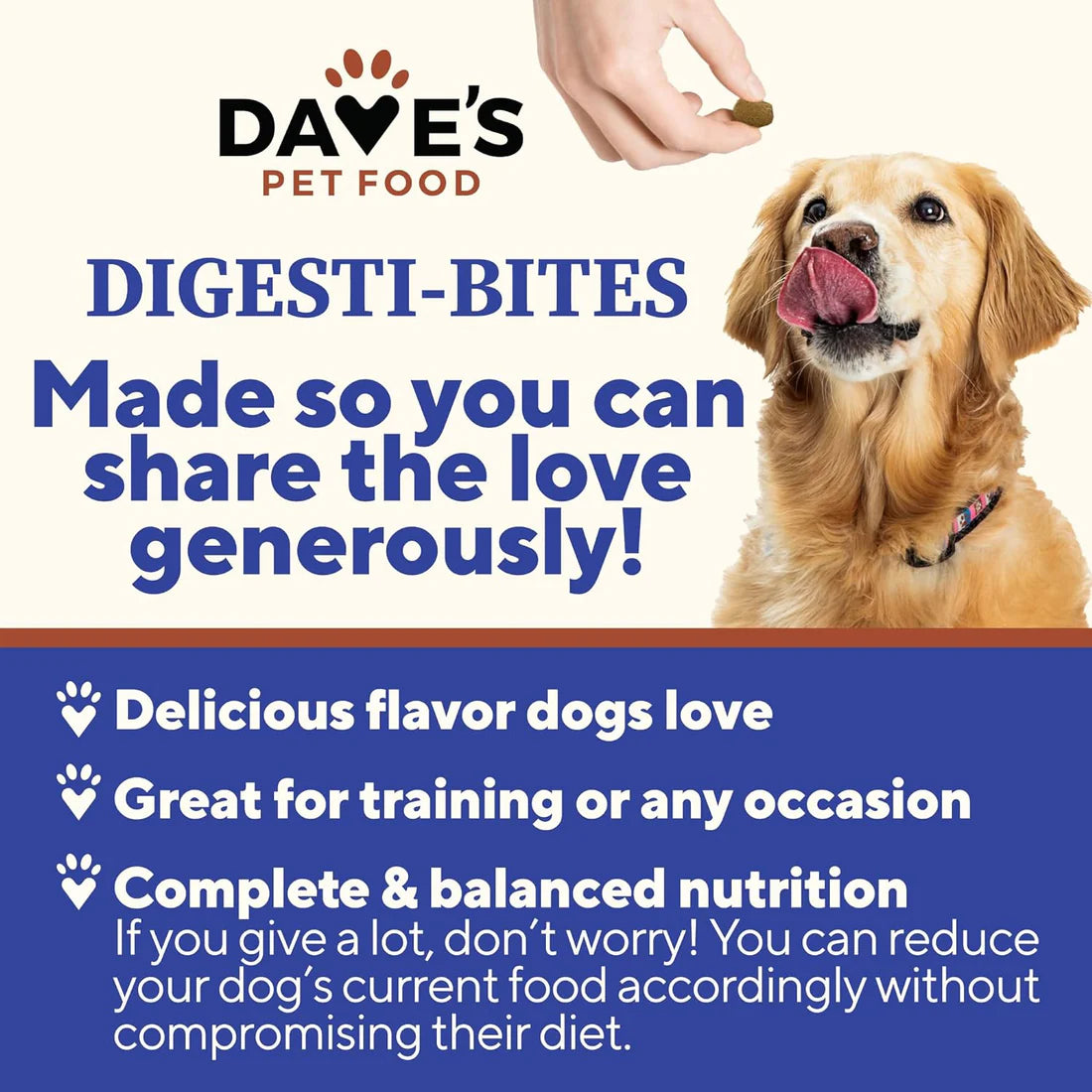 Dave's Pet Food Digesti-Bites Chicken, Rice & Pumpkin Dog Treats