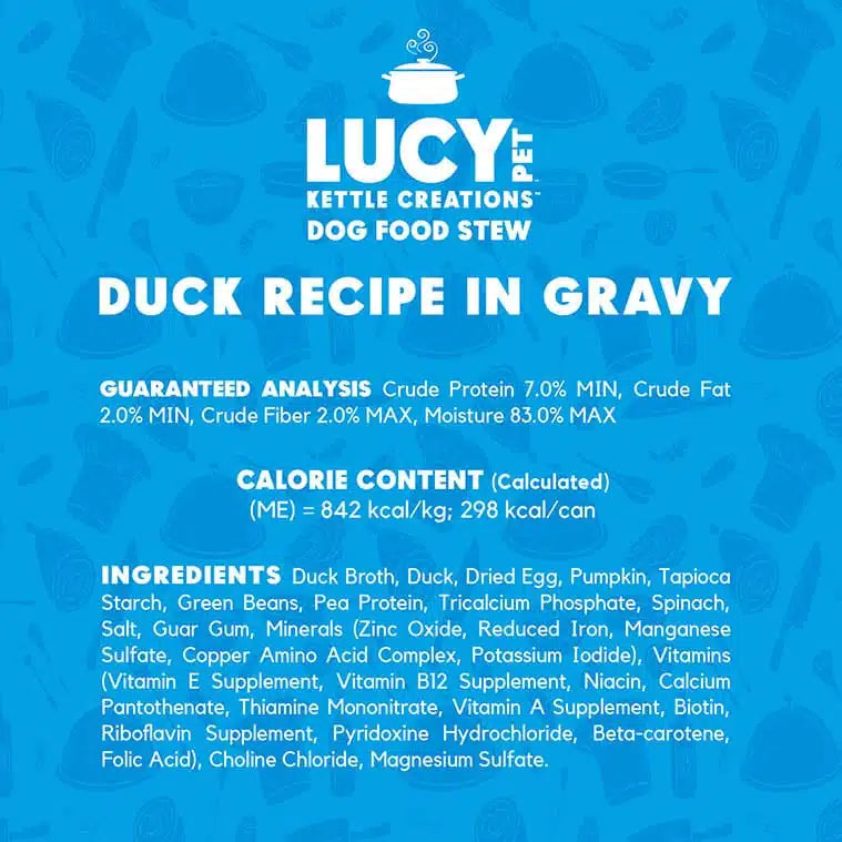 Lucy Pet Duck Recipe in Gravy for Dogs