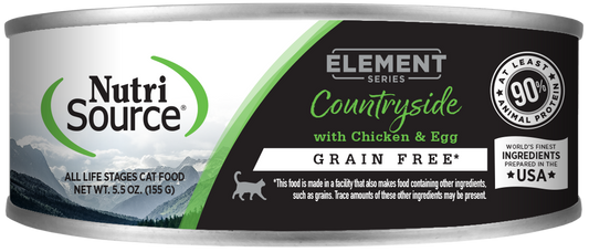 Nutrisource Element Series Countryside Chicken and Egg Canned Cat Food