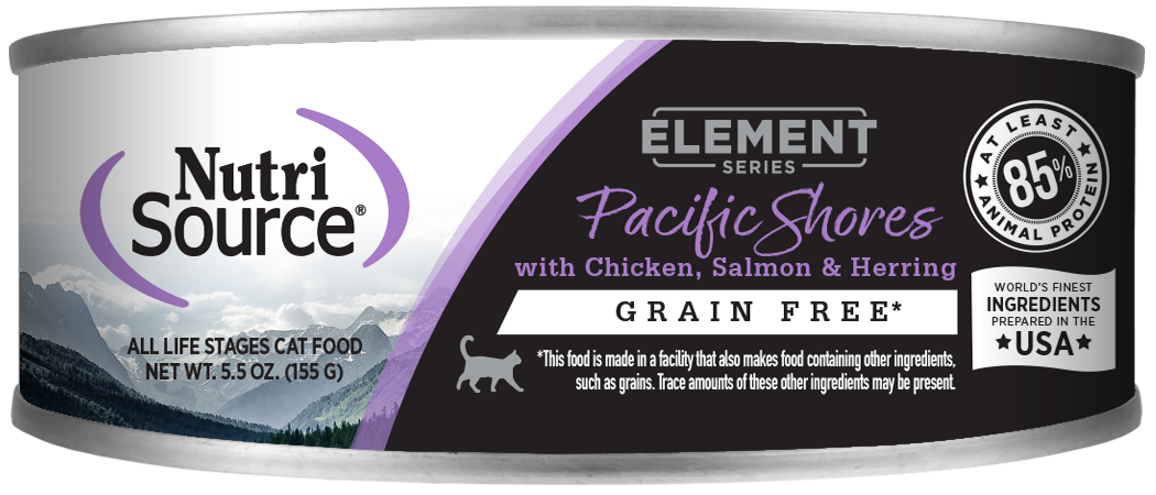Nutrisource Element Series Pacific Shores Chicken, Salmon & Herring Cat Cans