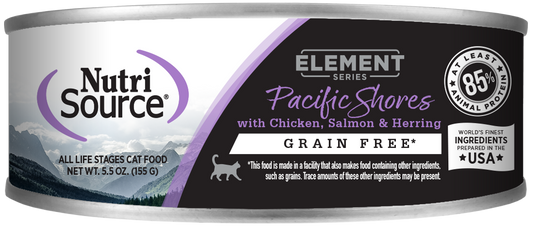 Nutrisource Element Series Pacific Shores Chicken, Salmon and Herring Canned Cat Food