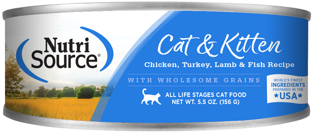 Nutrisource Chicken, Turkey, Lamb & Fish Canned Cat & Kitten Formula