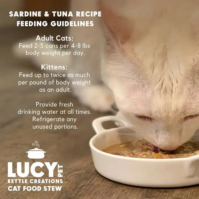 Lucy Pet Sardine & Tuna Recipe in Gravy for Cats