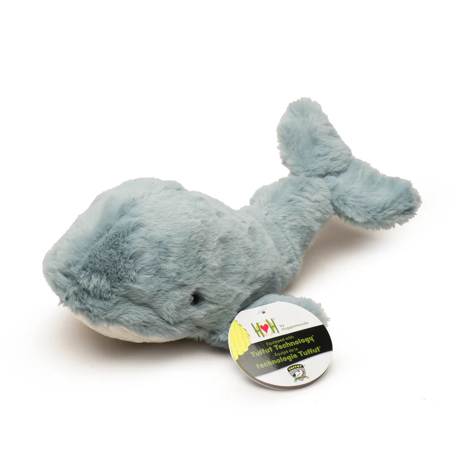 HuggleHounds Mobie Whale Knottie Dog Toy