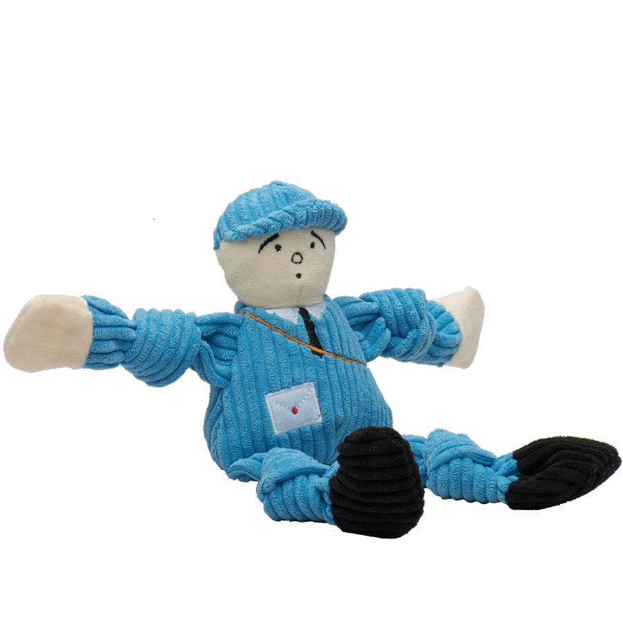 HuggleHounds Matty Mail Carrier Knottie Dog Toy