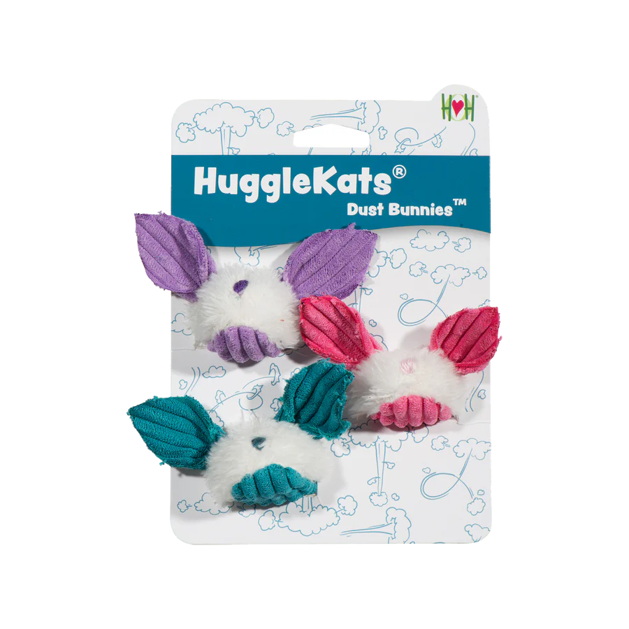 HuggleHounds HuggleKats Cat Toy Dust Bunnies