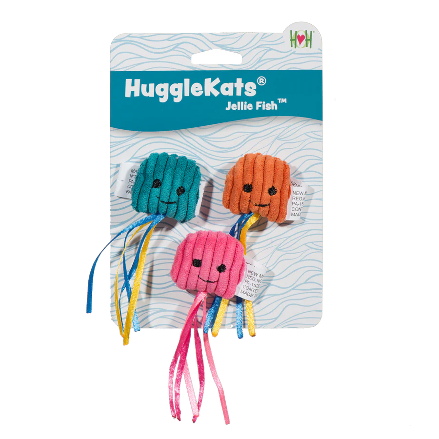 HuggleHounds HuggleKats Cat Toy Jellie Fish