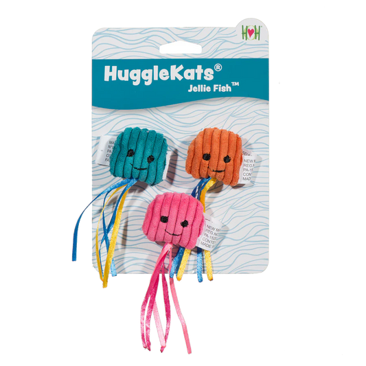 HuggleHounds HuggleKats Cat Toy Jellie Fish