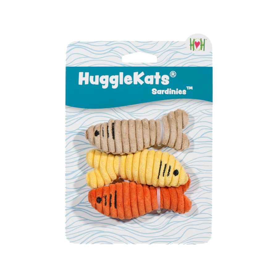 HuggleHounds HuggleKats Cat Toy Sardinies