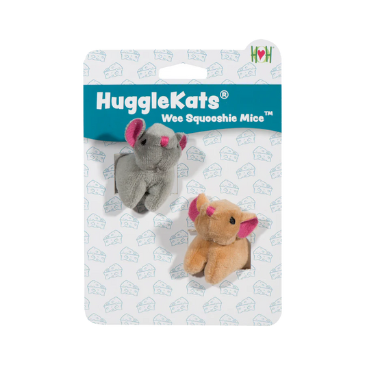 HuggleHounds HuggleKats Cat Toy Wee Squooshie Mice