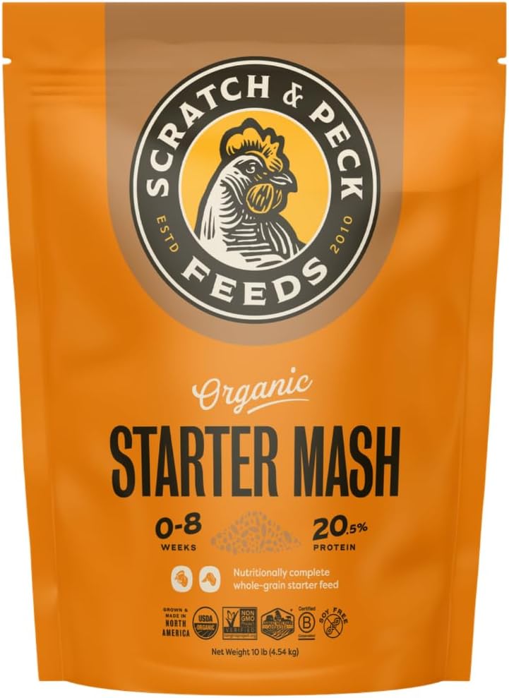 Scratch and Peck Organic Chicken and Duck Feed Starter Mash