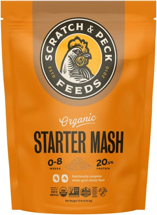 Scratch and Peck Organic Chicken and Duck Feed Starter Mash