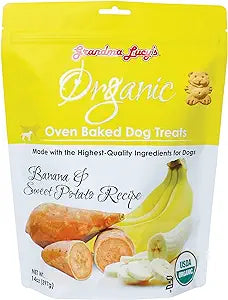 Grandma Lucy's Organic Banana and Sweet Potato Dog Treats