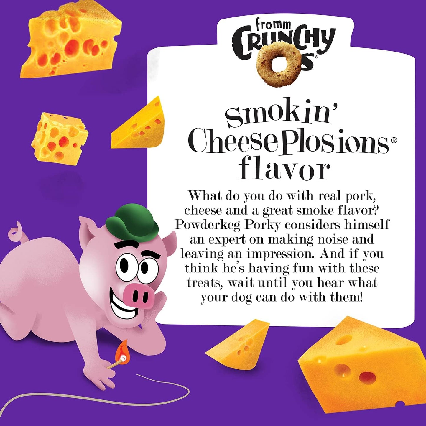 Fromm Crunchy O's Dog Treat Variety Pack (Beef, Chicken, and Pork)
